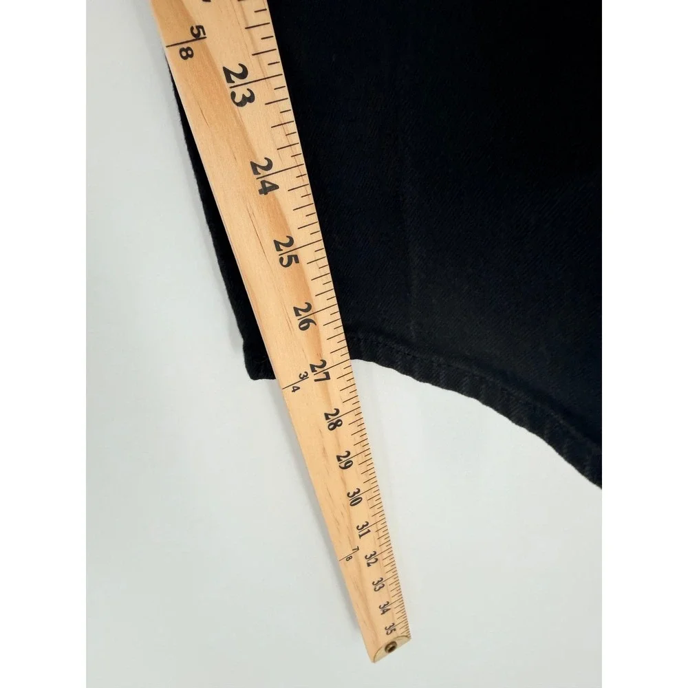 Levis 501 Original Fit Black‎ Straight Leg Button Fly Jeans Mens W32 L28